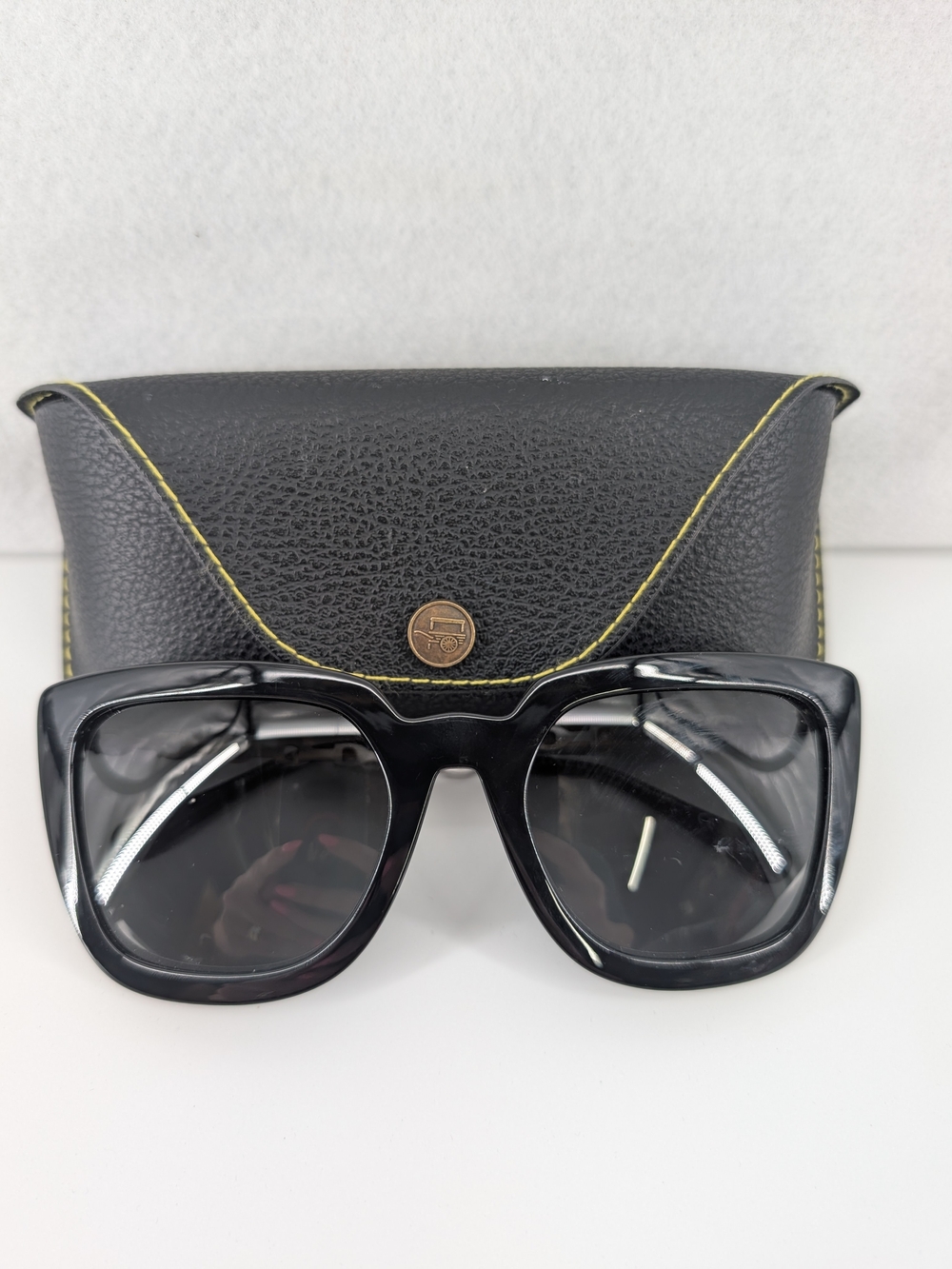 Coach Signature Chain Large Square Sunglasses (model HC8258U)